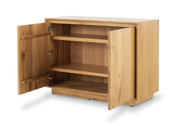 Bronte 2 Door Sideboard Natural Open Angle