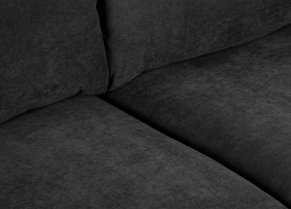 Frankie 3 Seat Sofa Holly Anthracite Up Close Cushions