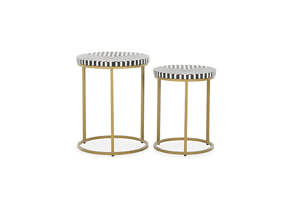 Niko Nest of 2 Side Tables Front