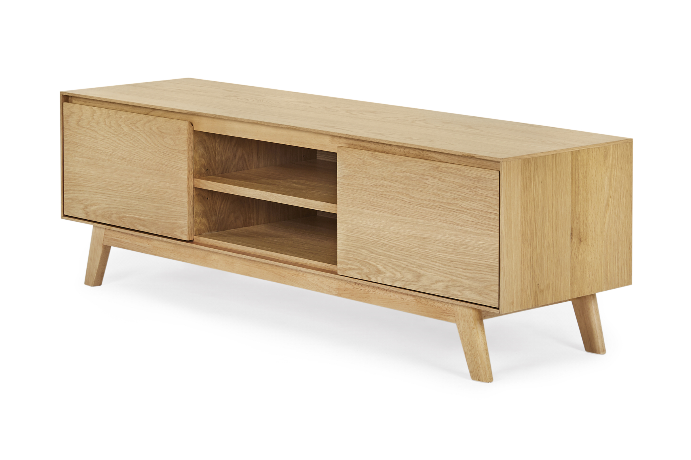 Otis TV Unit 140 Oak Angle