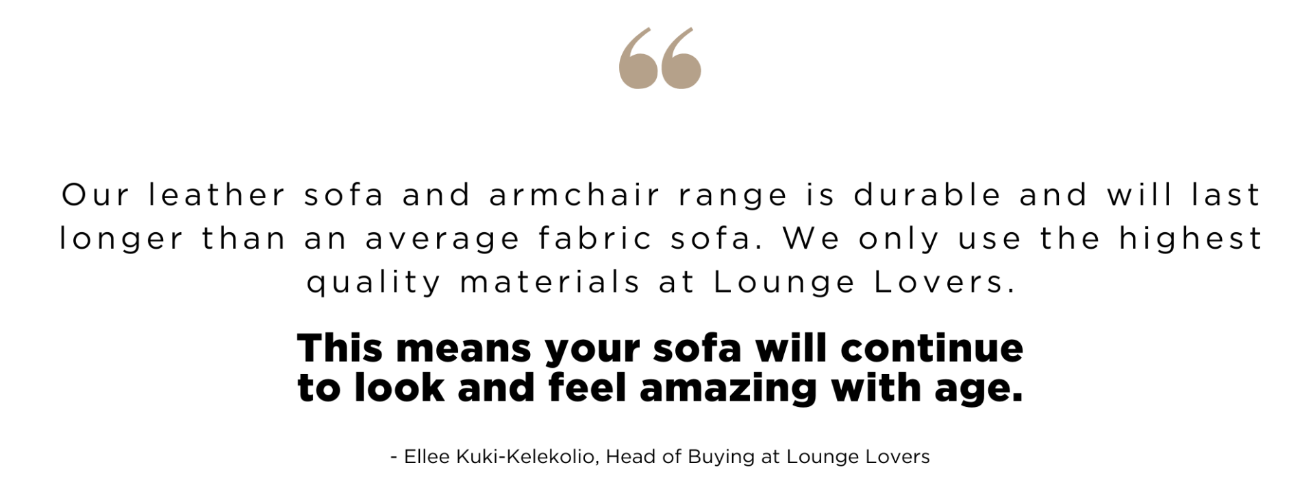 Lounge Lovers - Leather Sofa Buying Tip 2