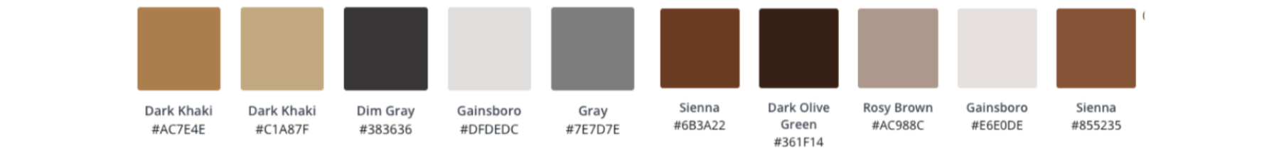 Lounge Lovers - Timber Furniture Colour Palette