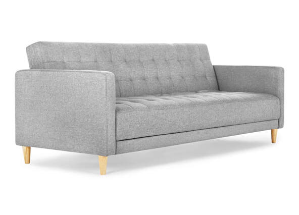 Alexis Sofa Bed Light Grey Angle