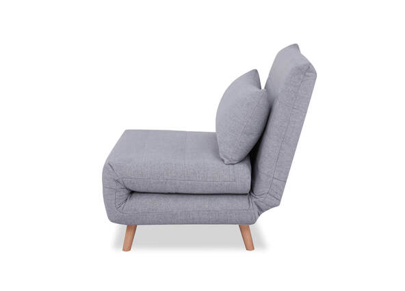 Bishop Armchair Sofabed Dream Grey Side