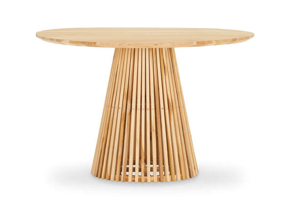 Luna Dining Table Round - Natural Front