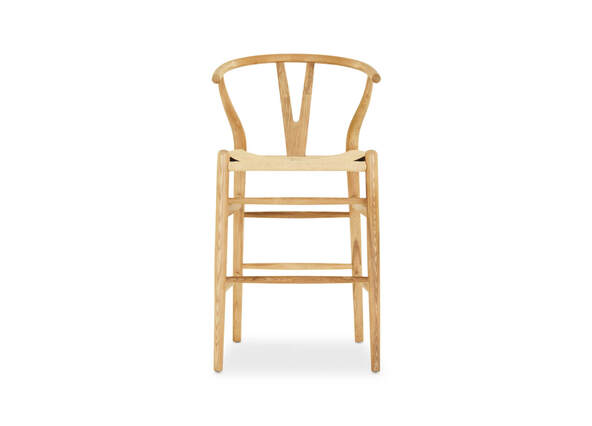 Ark Bar Stool Natural 65 Front