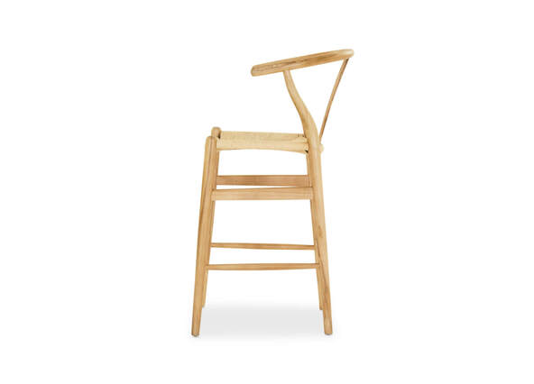 Ark Bar Stool Natural 65 Side