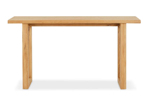 Bronte Console Table Natural Front