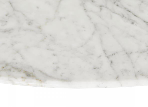 Clover Marble Dining Table Oval 160cm Up Close