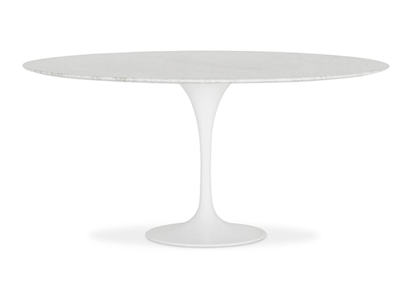 Clover Marble Dining Table Oval 160cm Front