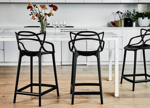 Honcho Bar Stool Black 63cm Style Shoot