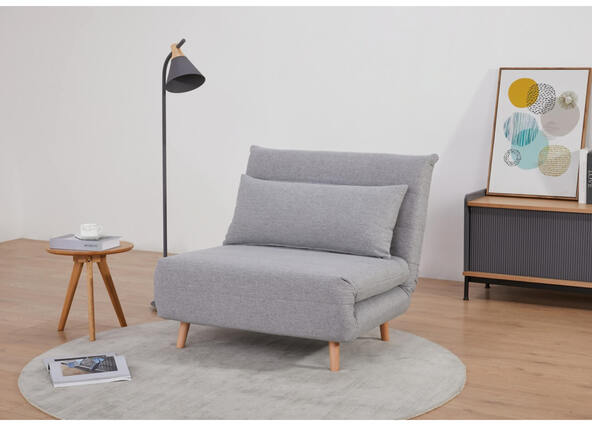 Bishop Armchair Sofabed Dream Grey Style Shoot