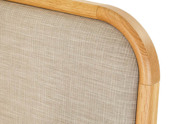 Erikson Upholstered Bed King Oak Details