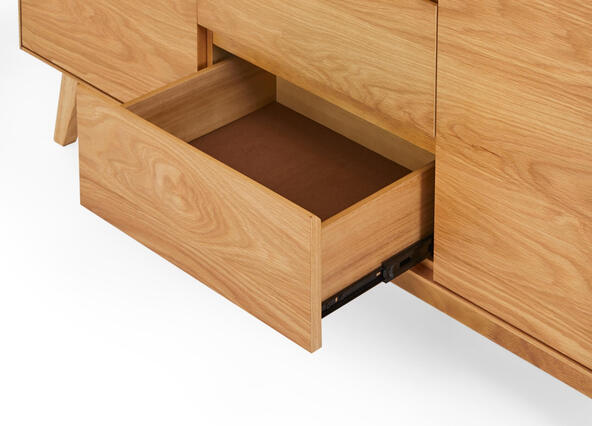 Otis Sideboard Oak Up Close
